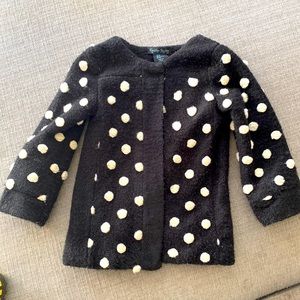 Cynthia Rowley 3T polka dot coat.